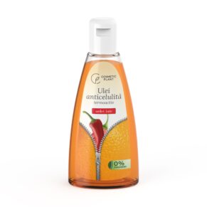 Termoaktiv anti-cellulitolja med pepparextrakt och Cafeisilan C2, 200 ml, Cosmetic Plant