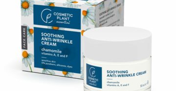 Face Care - Lugnande kräm mot rynkor med kamomillextrakt och vitamin A, E och F, 50 ml, Cosmetic Plant