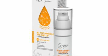 Face Care 4D – Anti-rynkkräm för ögon och läppar med 4D hyaluronsyra och druvkärneolja, 30 ml, Cosmetic Plant