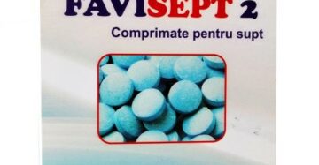 Favisept 2 -  tabletter med metylenblått, 20 tuggtabletter, Favisan