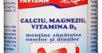 Kalcium, Magnesium + Vitamin D3, 40 tabletter, Favisan