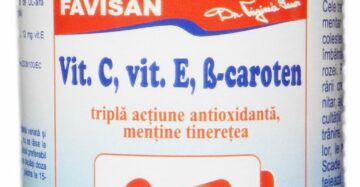 Vitamin C, E, β-karoten, 40 tabletter, Favisan