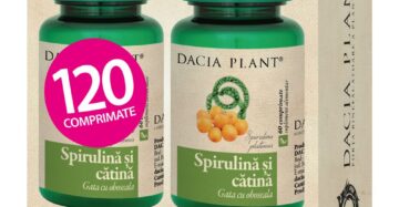 Spirulina och Havtornstabletter 120 st. ( 2 för priset av 1 ) Dacia Plant