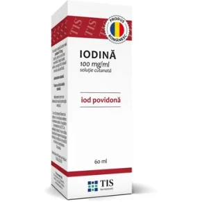 Hudlösning Jodina 10%, 60 ml, Tis Farmaceutic